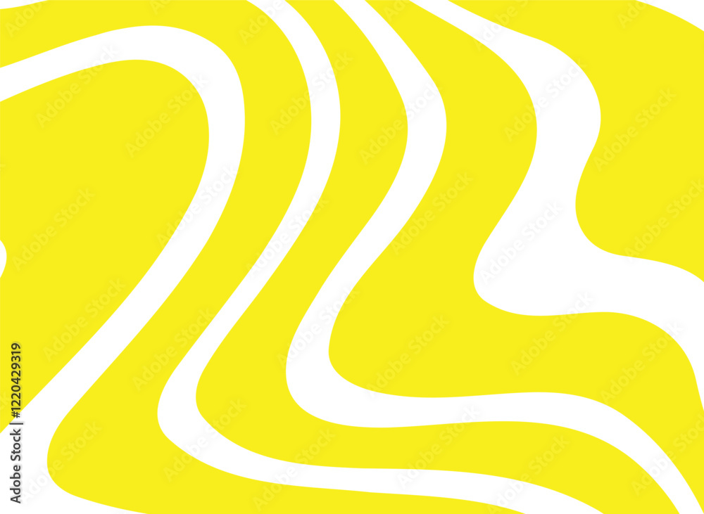 Fototapete abstract geometric yellow diagonal stripes lines pattern modern style for background. vector illustr
