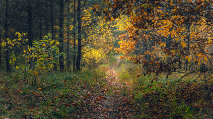 Autumn woods