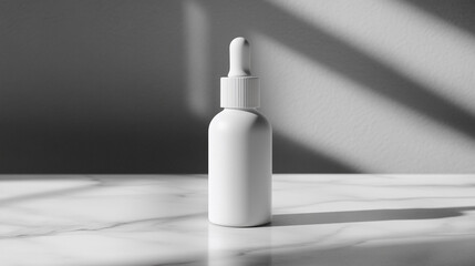 A white dropper bottle.