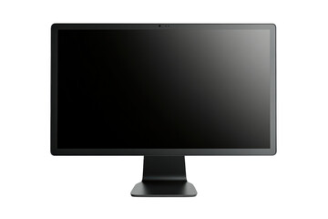 A sleek, modern computer monitor with a black frame, ideal for showcasing technology, workspace design, and digital creativity.
