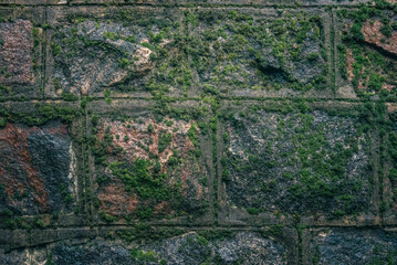 Old cracked stone