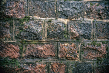 Old cracked stone