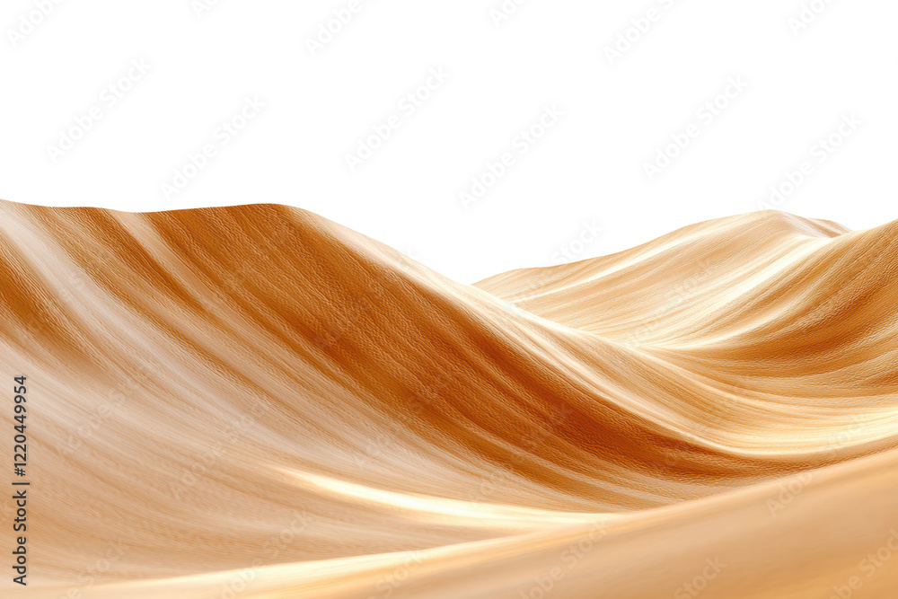 Leinwandbilder stunning abstract landscape features flowing, undulating waves of warm tones. perfect for design pro