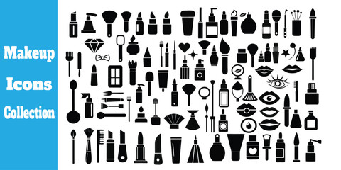  Makeup Silhouette Icon Pack bundle Designed for Professional Branding and Artistic Illustrations.