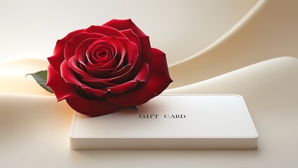 red rose and box