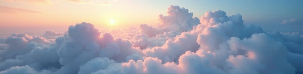 Obraz premium Drifting clouds carry a wispy veil of mystery, drifting, mystery, pale