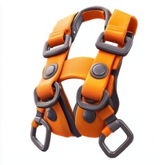 3D icon cartoon rock climbing harness isolated on a white background --quality 2
