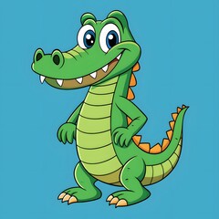 cartoon, animal, dragon, crocodile, illustration, vector, dinosaur, reptile, fun, character, alligator, green, funny, cute, art, monster, snake, dino, drawing, lizard, comic, wild, smile, turtle, desi