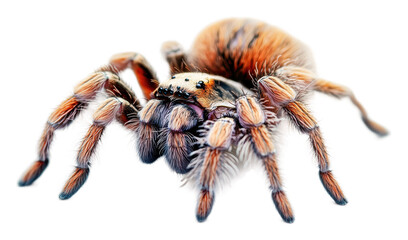 PNG Detailed close-up of a tarantula in natural light