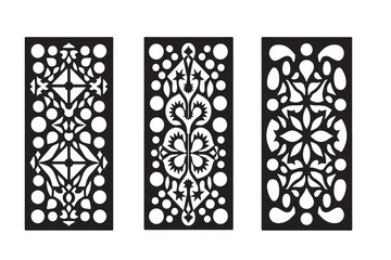 Ornamental Laser Cut Panel Design
