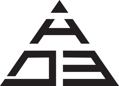 HDE Triangle logo design.eps