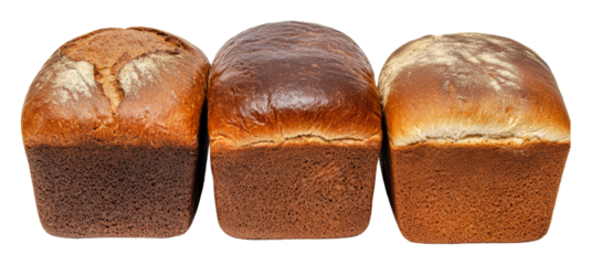 PNG Freshly baked loaves of bread on display