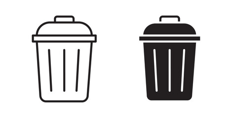 Bin icons pack for ui designs