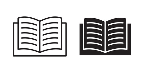 Book icons pack for ui designs