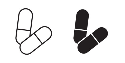 Capsule icons pack for ui designs