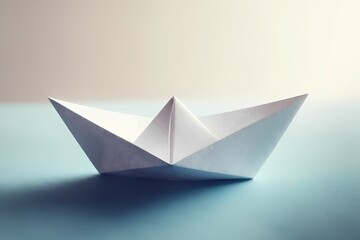 origami paper boat
