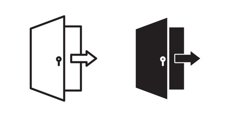 Exit icons pack for ui designs