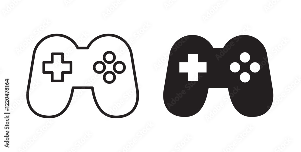 Poster Game controller icons pack for ui designs