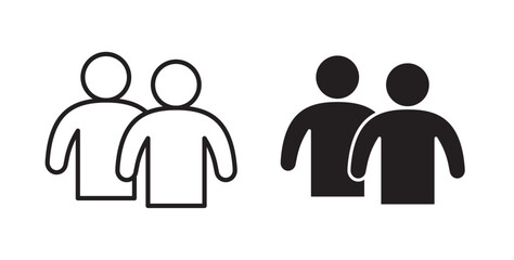 Friends icons pack for ui designs