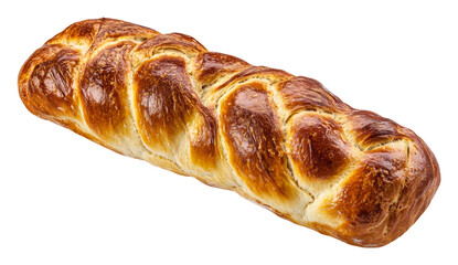 PNG Freshly baked braided bread ready for serving