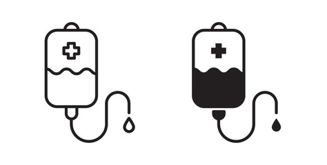 IV drip icons pack for ui designs