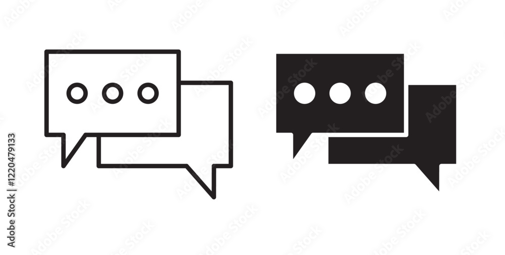 Poster Message icons pack for ui designs