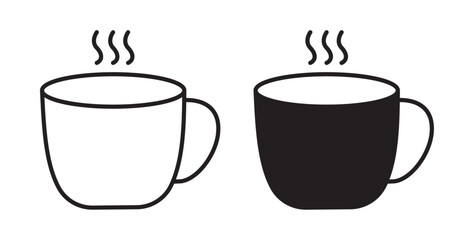 Mug icons pack for ui designs