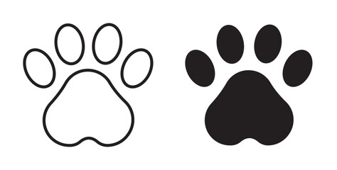 Paw icons pack for ui designs