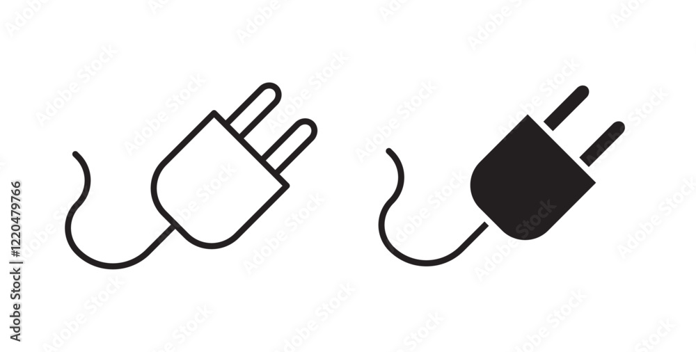 Poster Plug adapter icons pack for ui designs