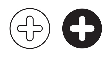 Plus icons pack for ui designs