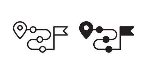 Roadmap icons pack for ui designs