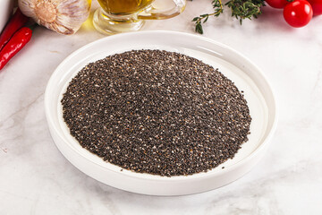 Vegan cuisine - Chia seeds for cooking
