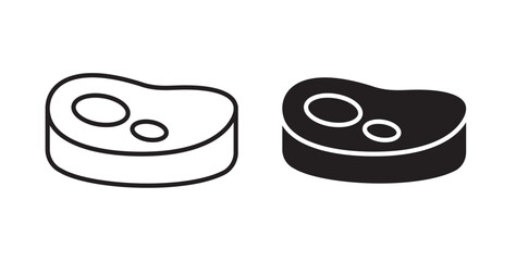 Steak icons pack for ui designs