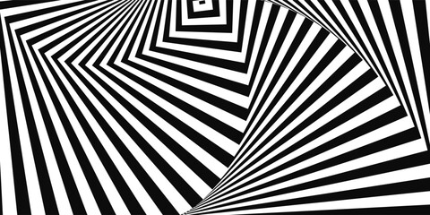 OPTICAL ART STRIPED BACKGROUND. ABSTRACT GRAPHIC DESIGN. SURREAL ILLUSTRATION.