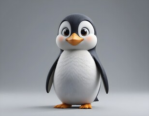 Obraz premium Hyper Realistic Close Up of Penguin