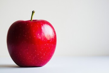 Red apple, studio shot, white background, healthy food (10)