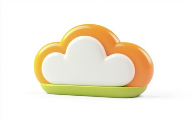 3D icon had isolated on a white background