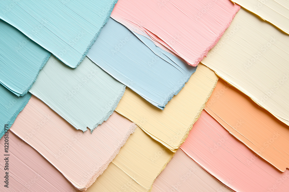 Poster soft pastel color gradients blending smoothly across the canvas