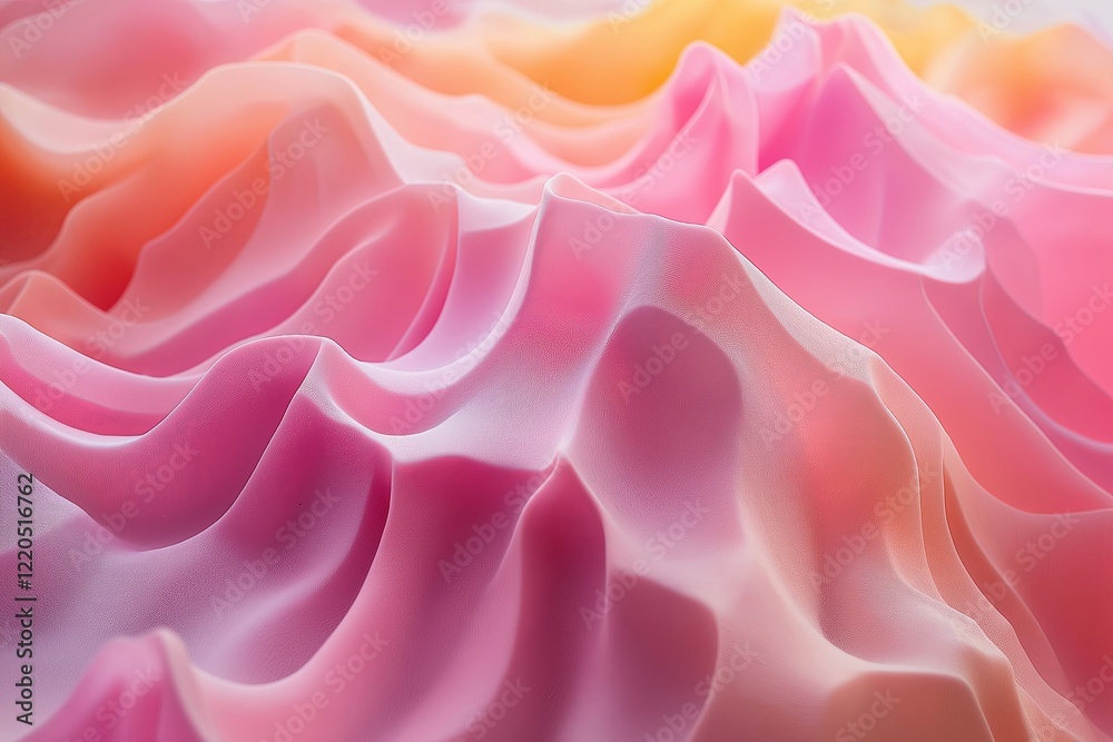 Aufkleber fluid waves of color blending into one another seamlessly