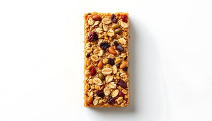 Granola Bar with Nuts Fruits and Oats Detailed View