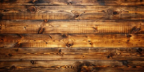 Naklejka premium Rustic Brown Wooden Planks Background Texture Ideal for Design Projects