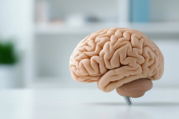 Brain health challenges and cognitive decline concept in a chaotic environment