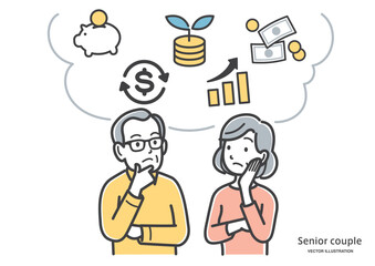 資産運用を考えるシニア夫婦