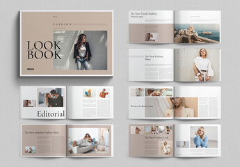 Editorial Lookbook Template Landscape