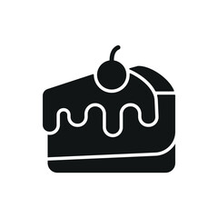 Cheese icon with a sleek and minimalist flat design, featuring clean lines and a modern aesthetic, perfect for contemporary food apps and culinary branding.