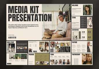 Media Kit Presentation Template