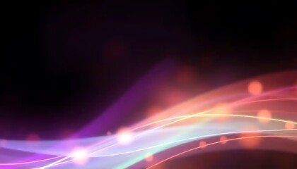 Obraz premium Abstract Swirling Light Patterns In Vibrant Hues