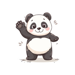 Cute Panda Cartoon