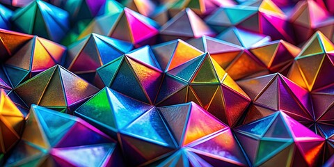 Abstract Geometric Macro Background with Copy Space for Design Projects