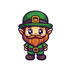 Cute Leprechaun Cartoon